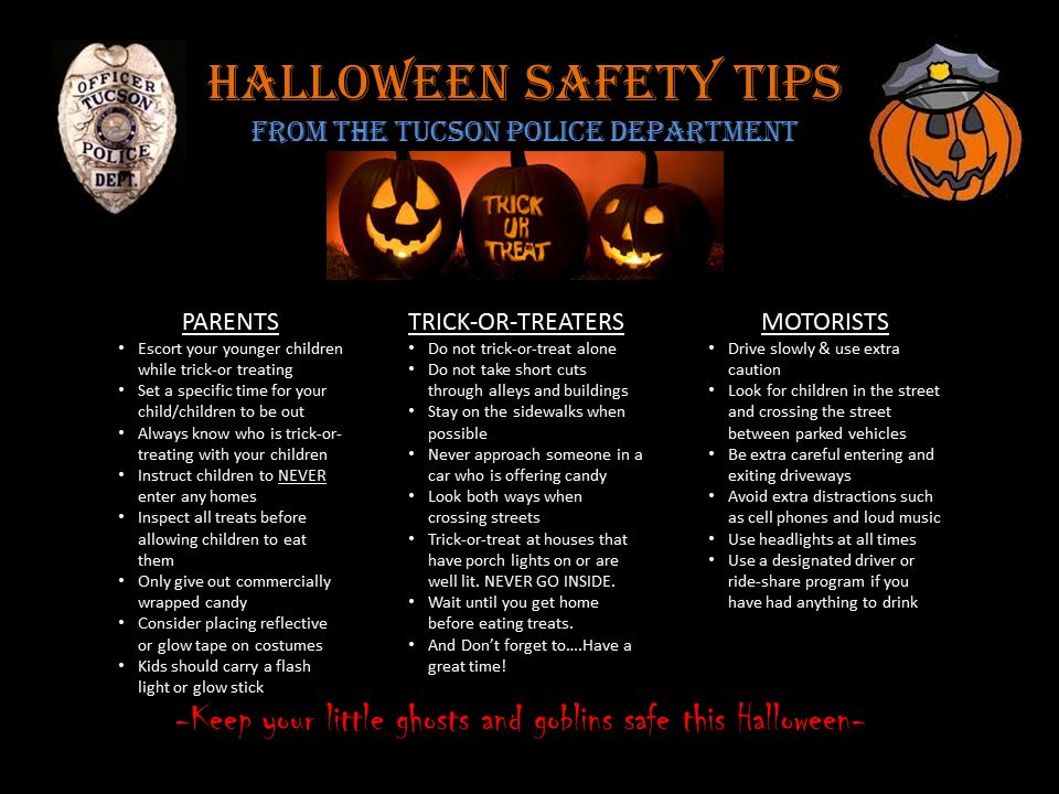 TPD Halloween Safety Tips
